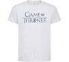 Kids T-shirt Game of Thrones White фото