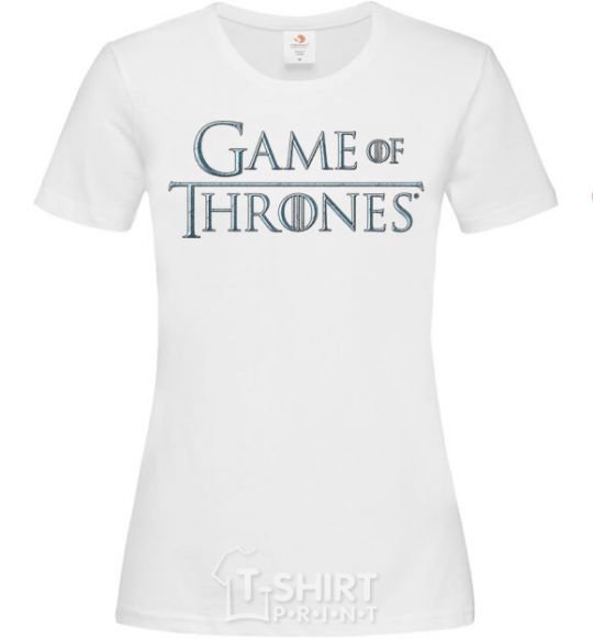 Women's T-shirt Game of Thrones White фото