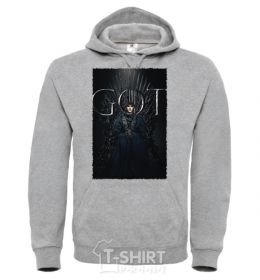Men`s hoodie Bran Stark GOT sport-grey фото