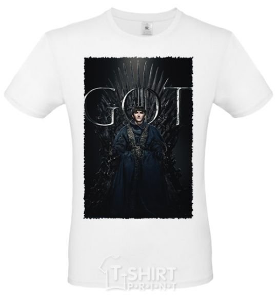 Men's T-Shirt Bran Stark GOT White фото