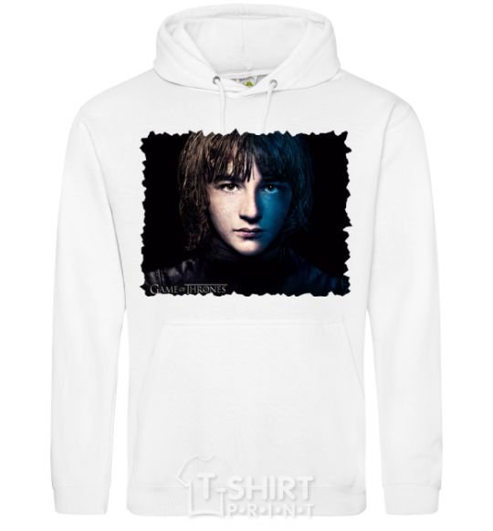 Men`s hoodie Bran Stark White фото