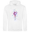 Men`s hoodie Splash gymnastics White фото