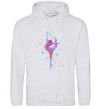 Men`s hoodie Splash gymnastics sport-grey фото