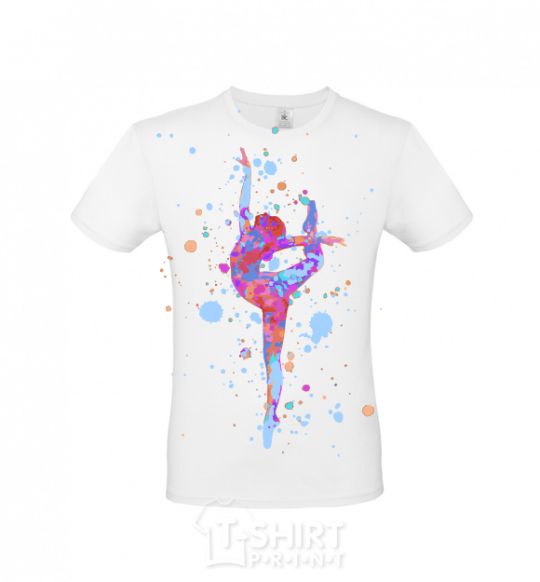 Men's T-Shirt Splash gymnastics White фото