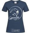 Женская футболка Gymnastic Темно-синий фото