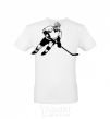 Men's T-Shirt Hockey player White фото