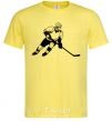 Men's T-Shirt Hockey player cornsilk фото