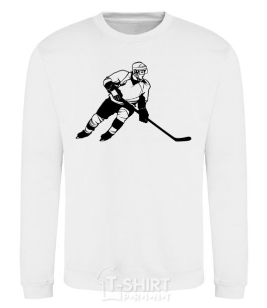 Sweatshirt Hockey player White фото