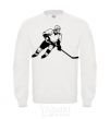 Sweatshirt Hockey player White фото