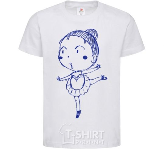 Kids T-shirt Gymnast White фото