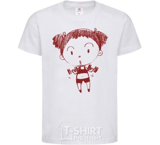 Kids T-shirt Sportswoman White фото