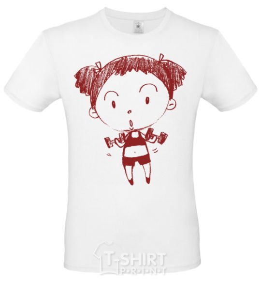 Men's T-Shirt Sportswoman White фото