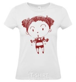 Women's T-shirt Sportswoman White фото