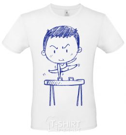 Men's T-Shirt Gymnast V.1 White фото