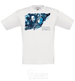 Kids T-shirt Game of thrones full colours White фото