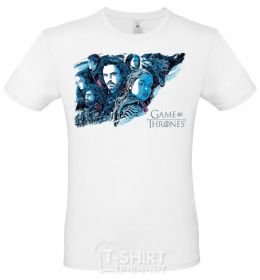 Men's T-Shirt Game of thrones full colours White фото