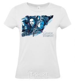 Women's T-shirt Game of thrones full colours White фото