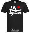 Men's T-Shirt I love gymnastic black фото