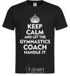 Men's T-Shirt Let the gymnastics coach handle it black фото