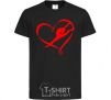 Kids T-shirt Heart gymnastic black фото