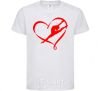 Kids T-shirt Heart gymnastic White фото