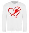 Sweatshirt Heart gymnastic White фото