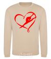 Sweatshirt Heart gymnastic sand фото