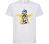 Kids T-shirt Hockey star White фото