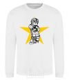 Sweatshirt Hockey star White фото