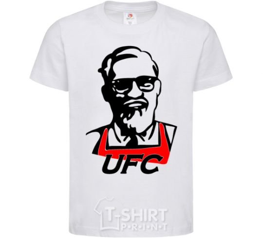 Kids T-shirt UFC White фото