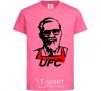 Детская футболка UFC Ярко-розовый фото