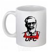Ceramic mug UFC White фото