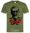 Мужская футболка UFC Оливковый фото