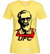 Women's T-shirt UFC cornsilk фото