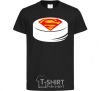 Kids T-shirt Superman's puck black фото