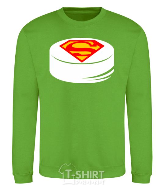 Sweatshirt Superman's puck orchid-green фото