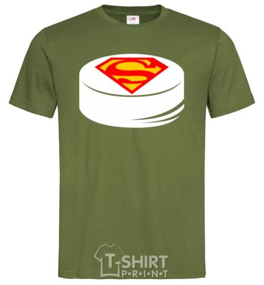 Men's T-Shirt Superman's puck millennial-khaki фото