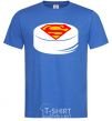 Мужская футболка Шайба супермена Ярко-синий фото