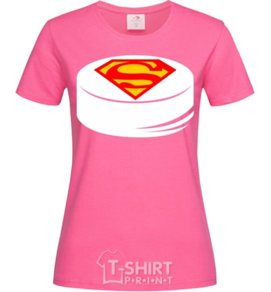 Women's T-shirt Superman's puck heliconia фото