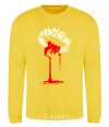 Sweatshirt Iron throne win or die yellow фото