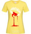 Women's T-shirt Iron throne win or die cornsilk фото