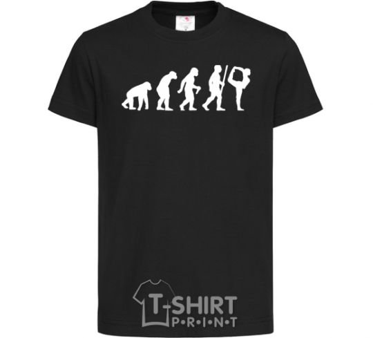 Kids T-shirt Gymnastic evolution black фото