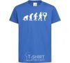 Kids T-shirt Gymnastic evolution royal-blue фото