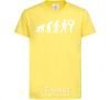 Kids T-shirt Gymnastic evolution cornsilk фото