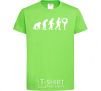 Kids T-shirt Gymnastic evolution orchid-green фото