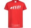 Kids T-shirt Gymnastic evolution red фото