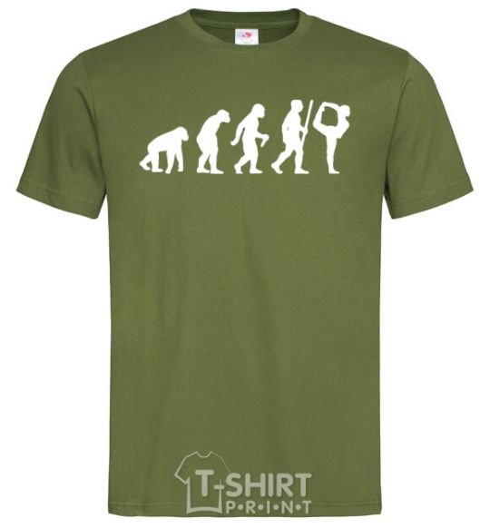 Men's T-Shirt Gymnastic evolution millennial-khaki фото