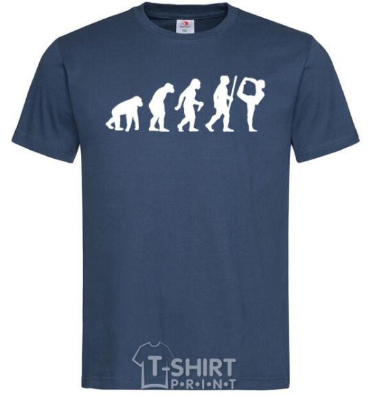 Men's T-Shirt Gymnastic evolution navy-blue фото