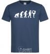 Men's T-Shirt Gymnastic evolution navy-blue фото