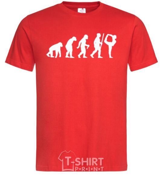 Men's T-Shirt Gymnastic evolution red фото